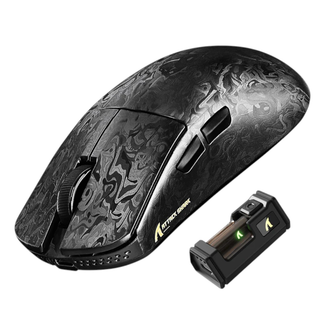 ATTACK SHARK R11 ULTRA Forged Black Wireless 8K thumbnail 2