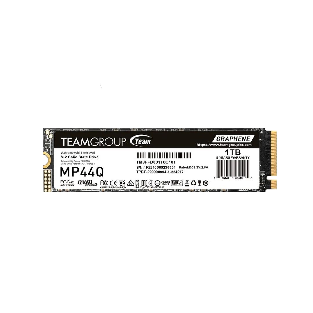 TEAMGROUP MP44Q 1TB, 7,400MB/s NVMe Gen 4.0