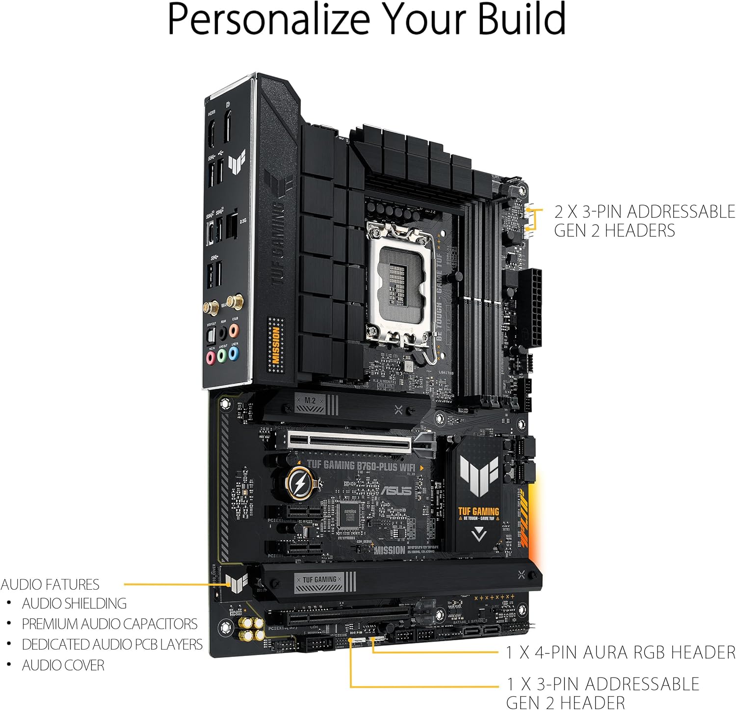 ASUS TUF GAMING B760-PLUS WIFI D5 thumbnail 3