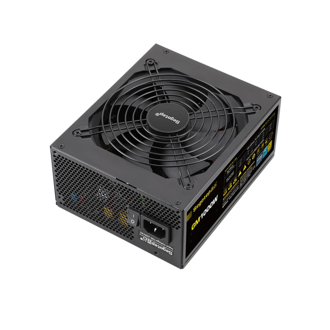 Segotep GM1000W 1000W Gold 80+ Full Modular 80+ Black thumbnail 2