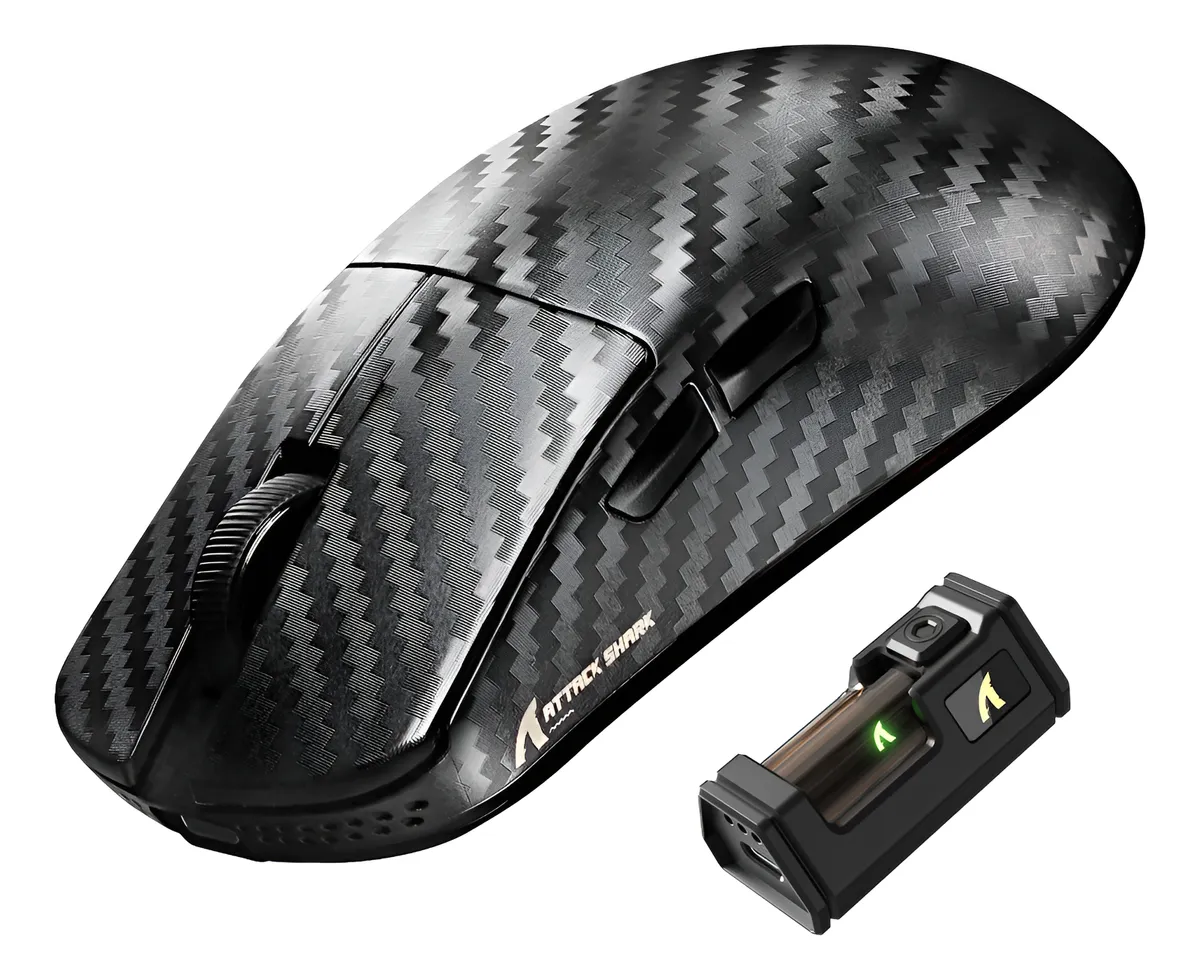 ATTACK SHARK R11 ULTRA Weave Black Wireless 8K thumbnail 2