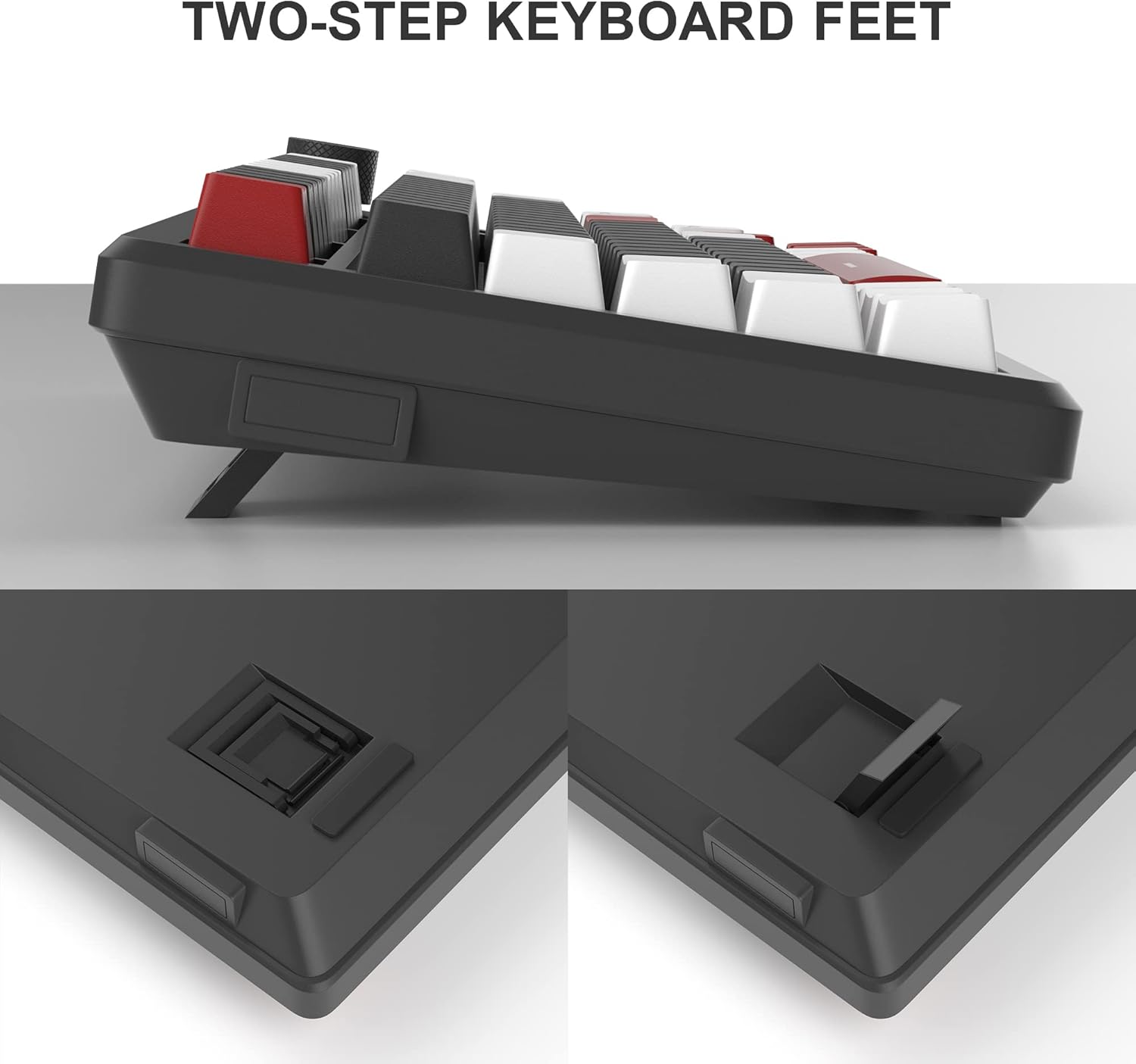MageGee MK-STAR75 White Red Wired	 thumbnail 4