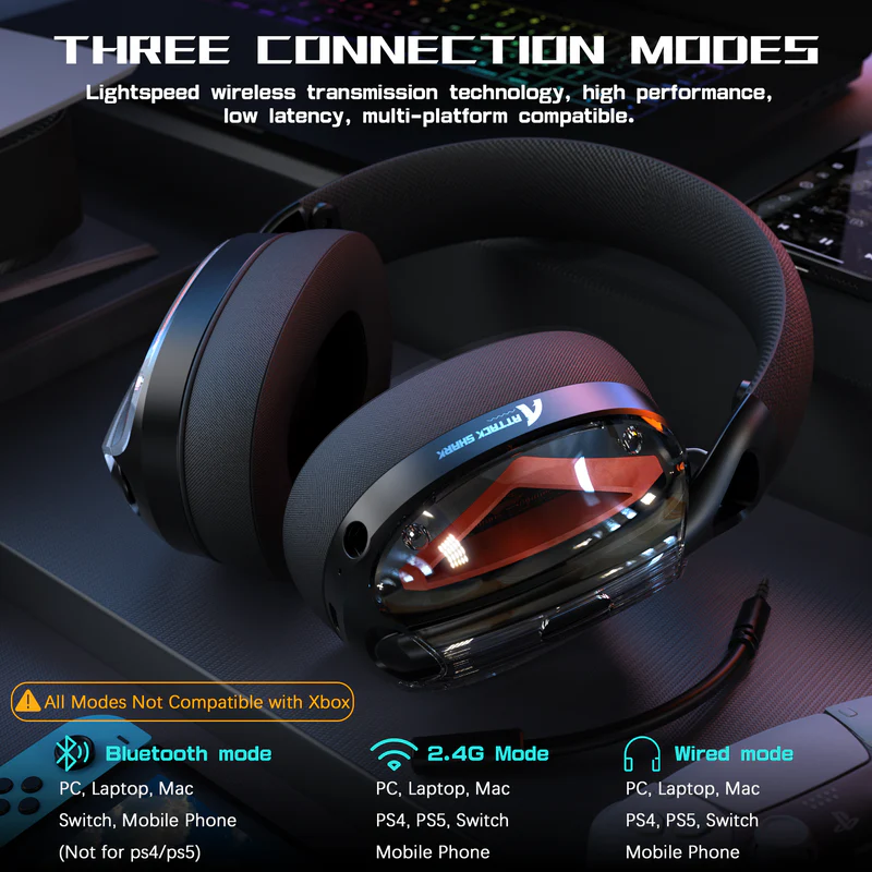 ATTACK SHARK L60 Ultra-Light Tri-Mode Black thumbnail 2