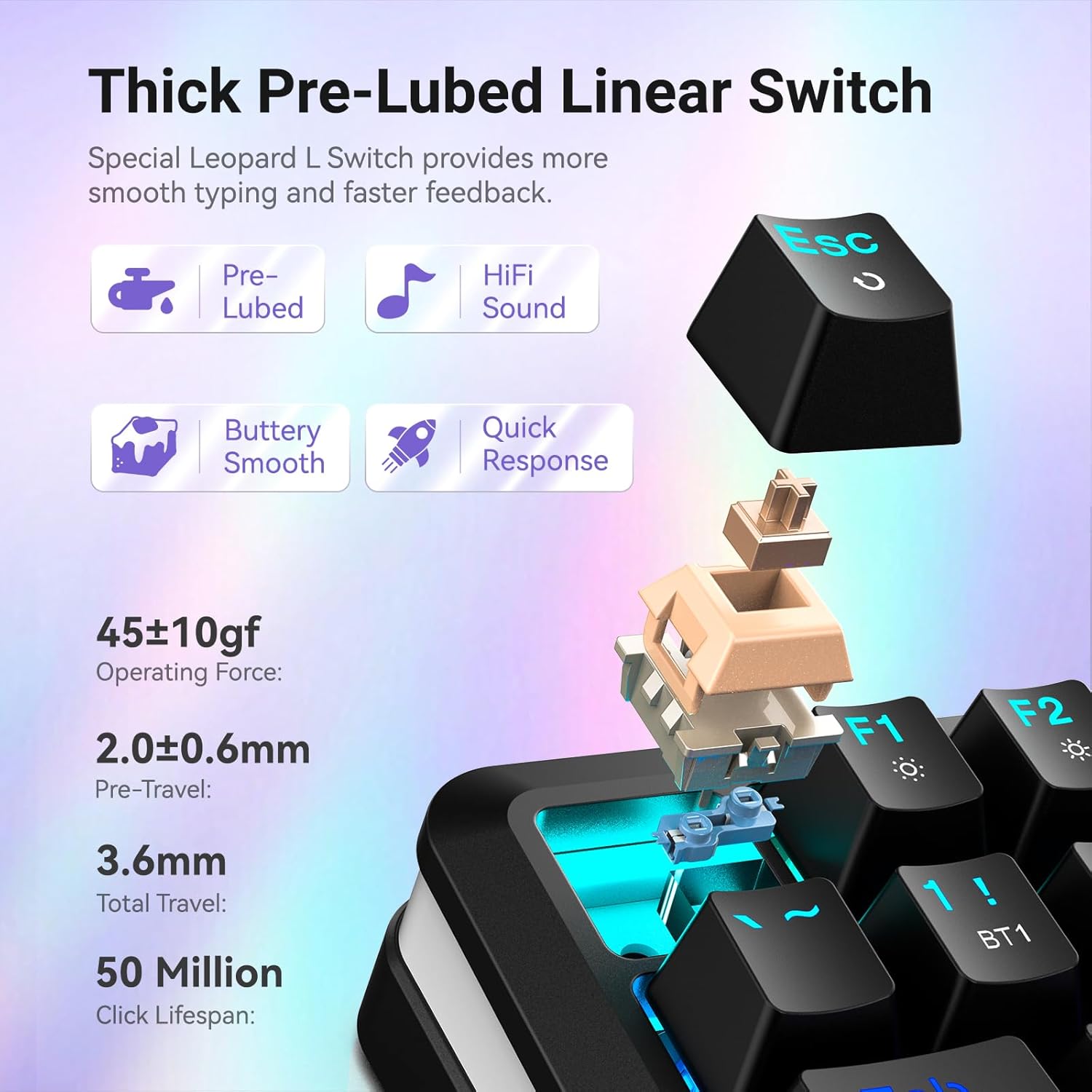 Redragon K708 Flekact Pro Wireless thumbnail 4