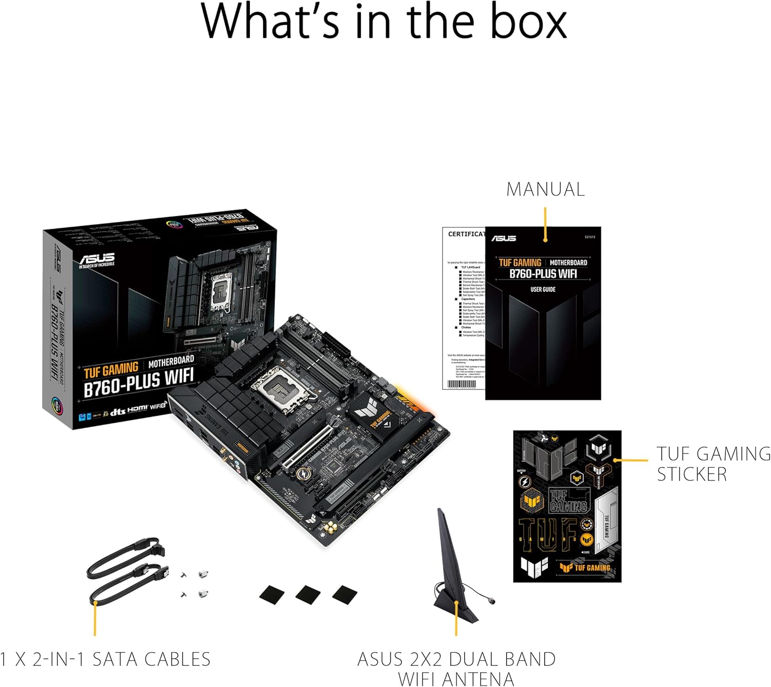 ASUS TUF GAMING B760-PLUS WIFI D5 thumbnail 5