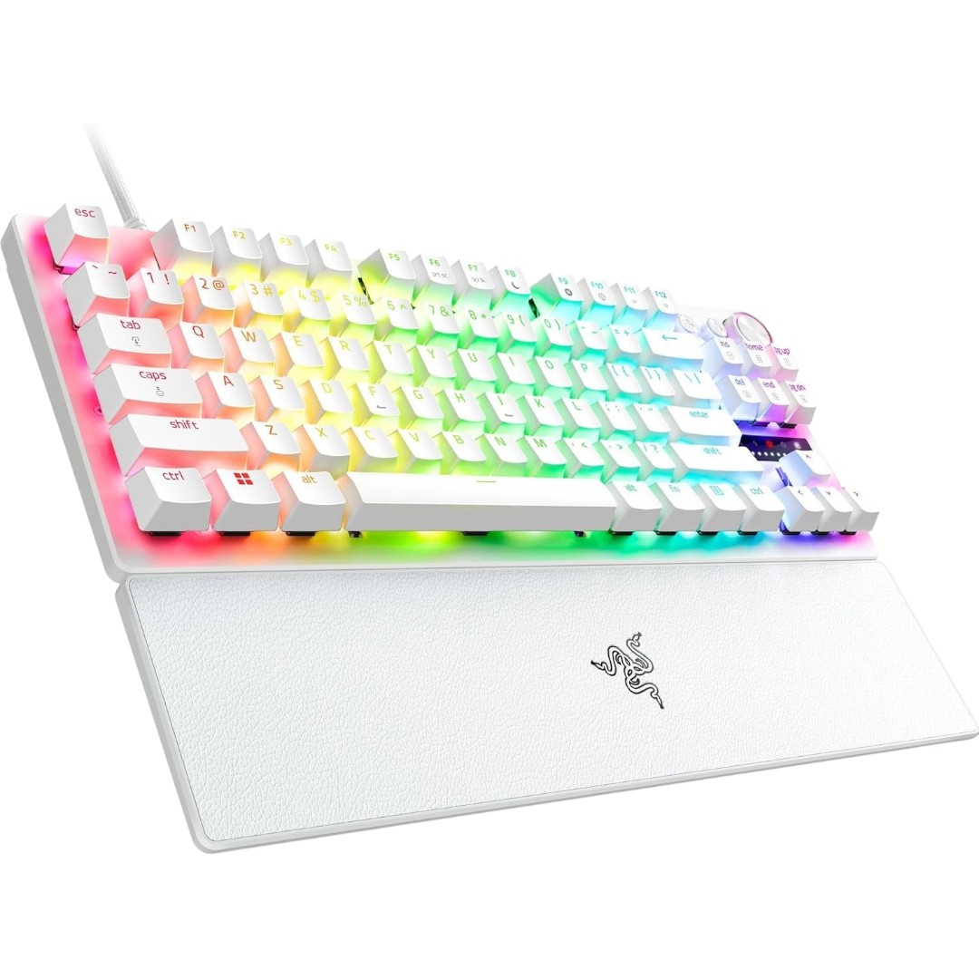 Razer Huntsman V3 Pro Tenkeyless Wired White thumbnail 2
