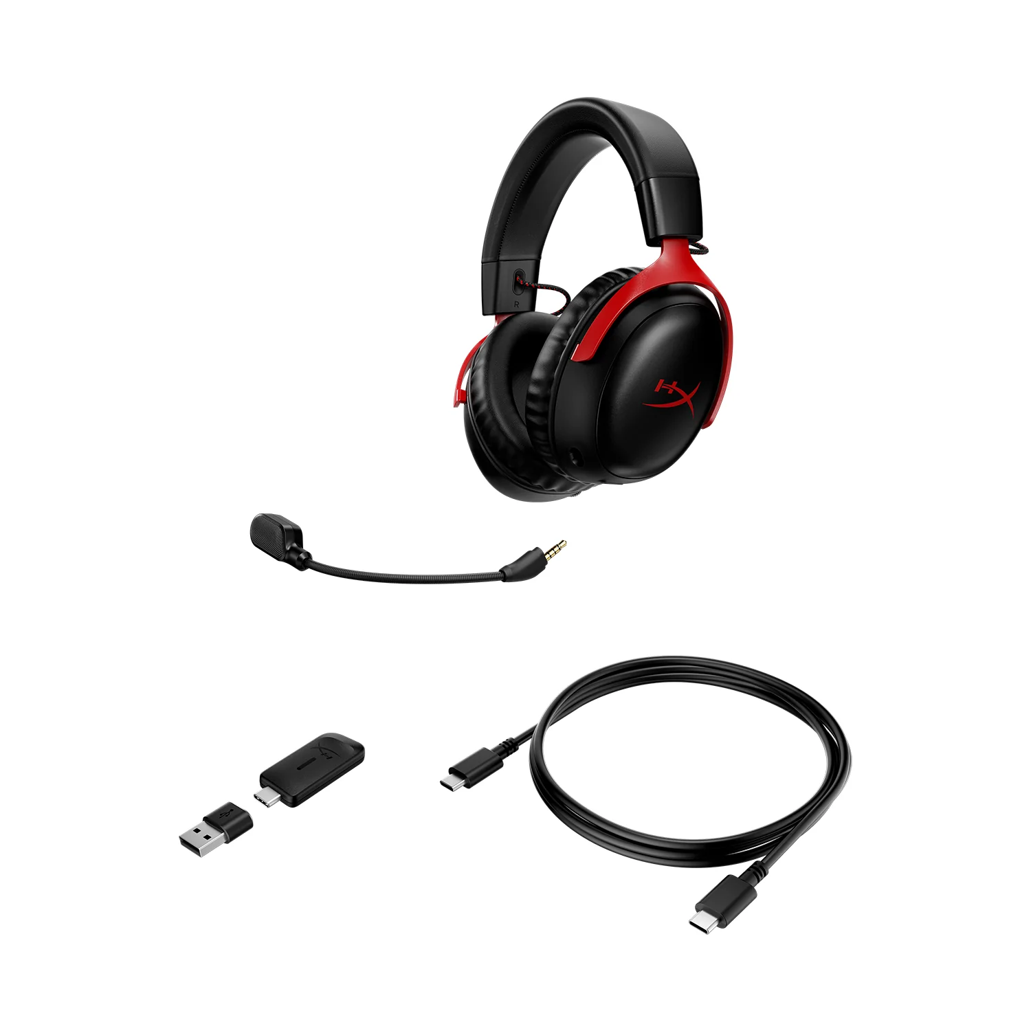 Hyperx Cloud 3 S Wireless Black & Red thumbnail 5