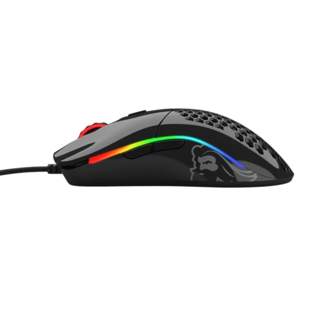 Glorious Model O Minus Wired Mouse (Glossy) Black thumbnail 2