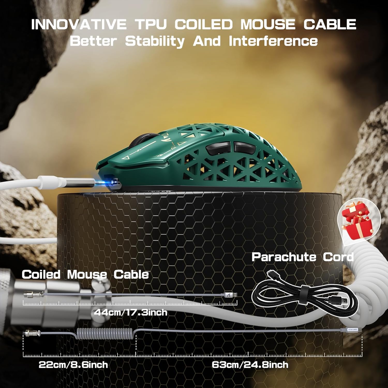 ATTACK SHARK R5 Ultra Wireless Green thumbnail 6