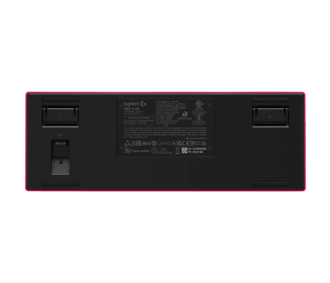  Logitech G PRO X 60 Wireless Magenta thumbnail 3