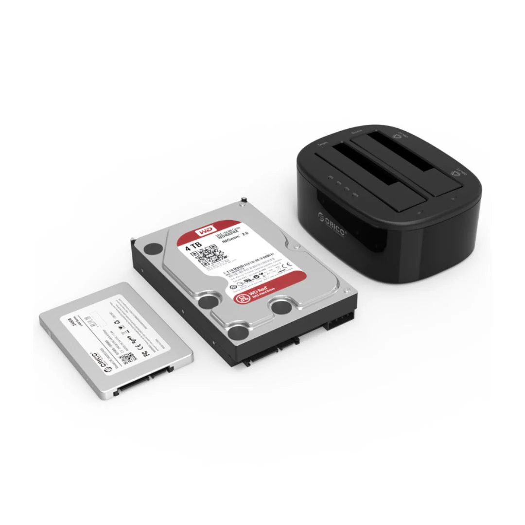 ORICO 2-Bay USB 3.0 Hard Drive Dock - Model 6228US3-C thumbnail 2