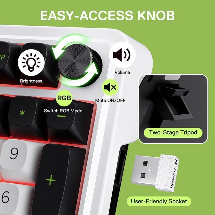 Redragon Eisa Max K686 Wireless thumbnail 3