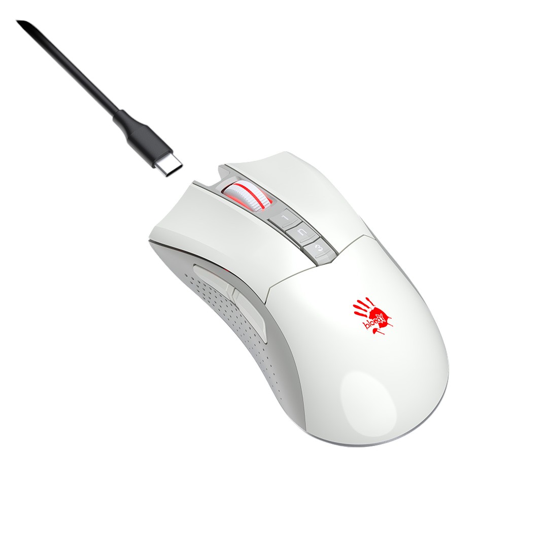 Bloody R90 Plus Wireless Greyish White thumbnail 3