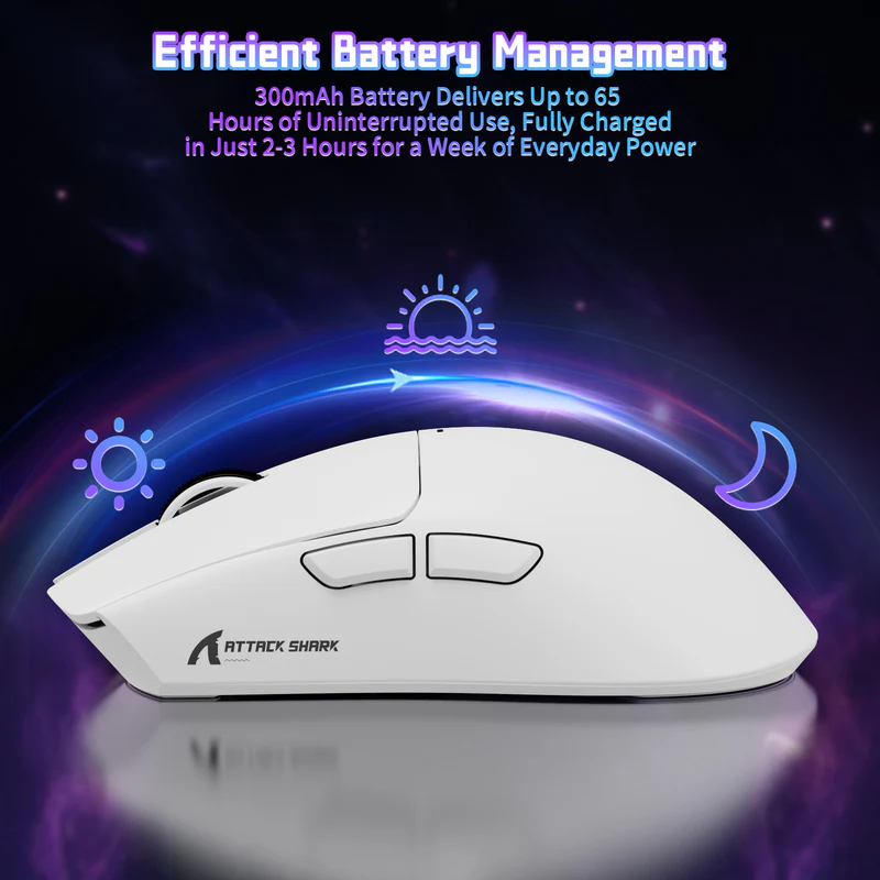 ATTACK SHARK X11SE Wireless White thumbnail 4