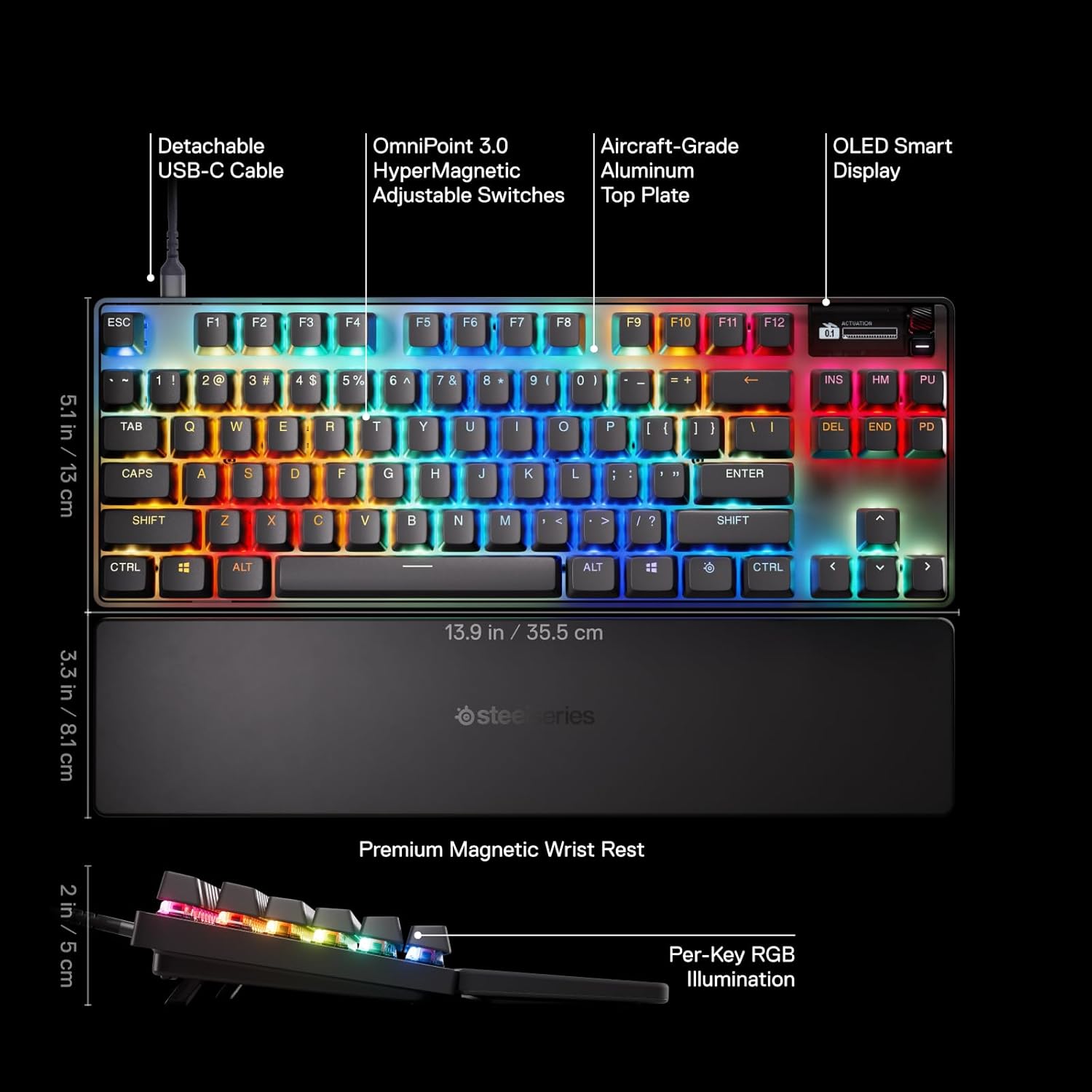 SteelSeries Apex Pro TKL Wireless Gen 3 thumbnail 3