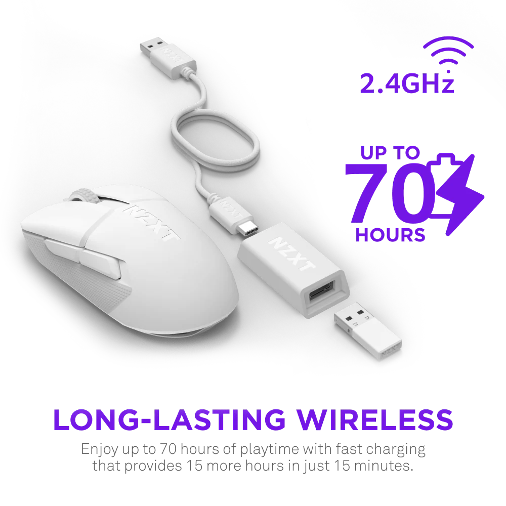 Nzxt Lift Elite Wireless White thumbnail 4