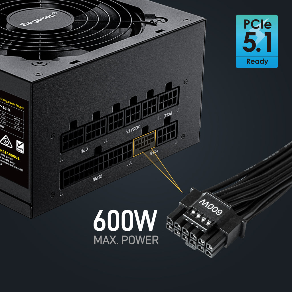 Segotep GN750W 750W Gold 80+ Non Modular thumbnail 3