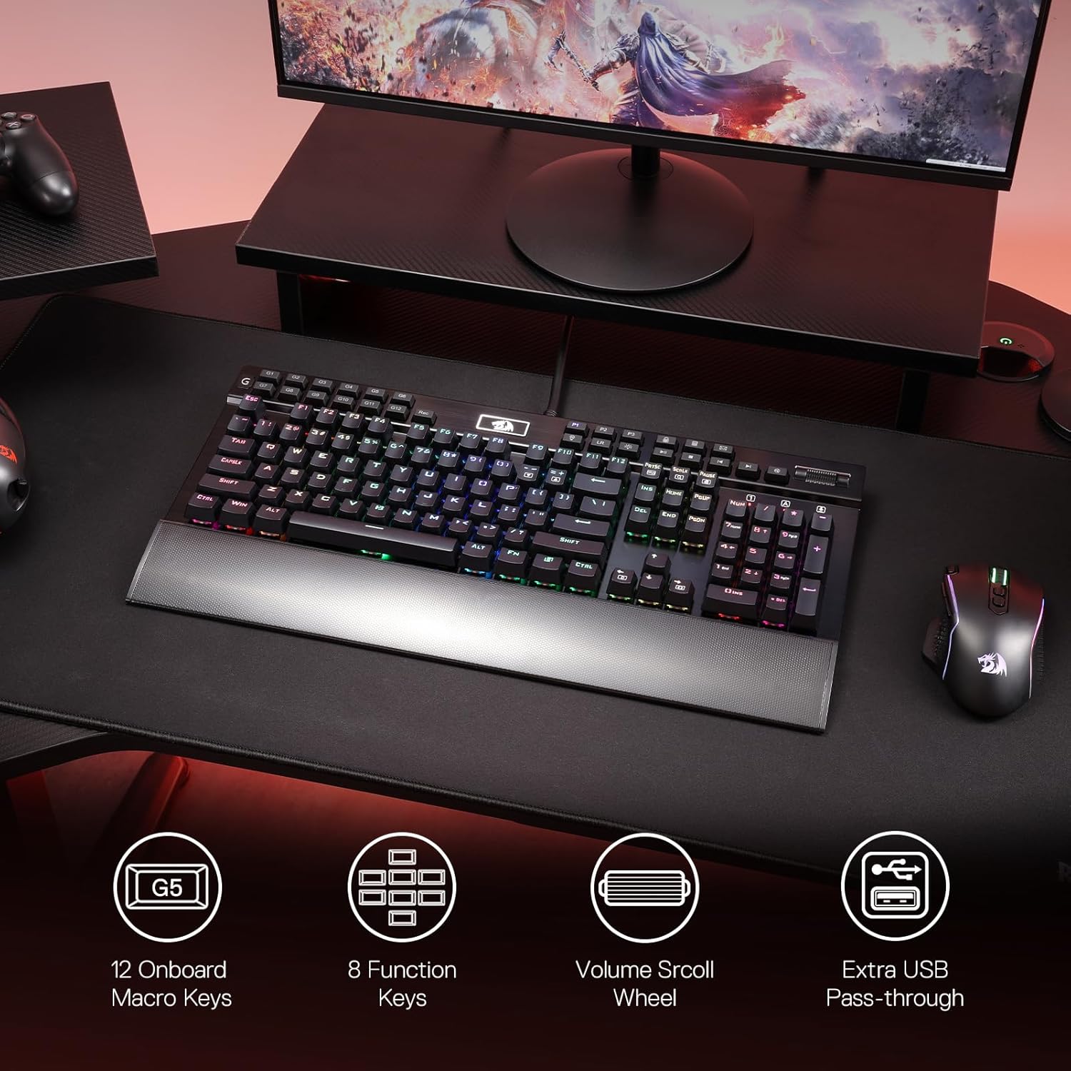 Redragon K550 Yama Wired thumbnail 4