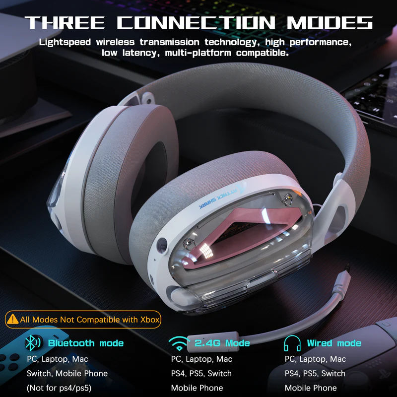 ATTACK SHARK L60 Ultra-Light Tri-Mode White thumbnail 2