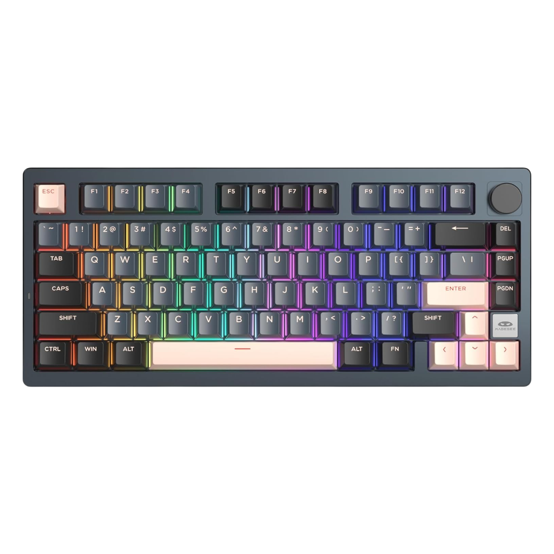 MageGee Light 75 Royal Blue Pink Wireless