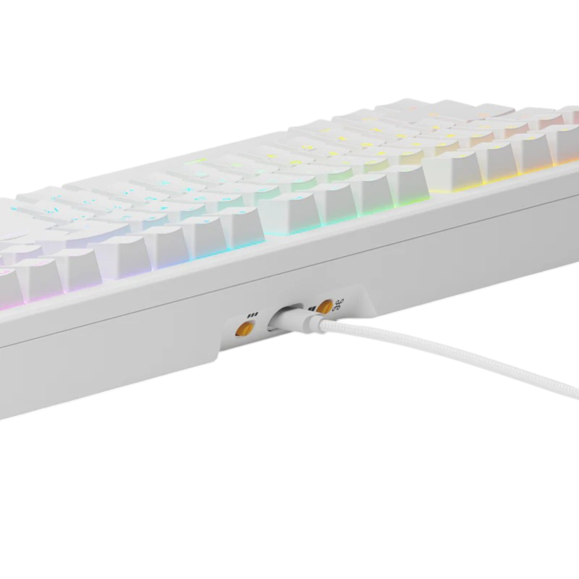 Glorious GMMK 3 HE 100% Prebuilt White Mechanical Wired  thumbnail 2