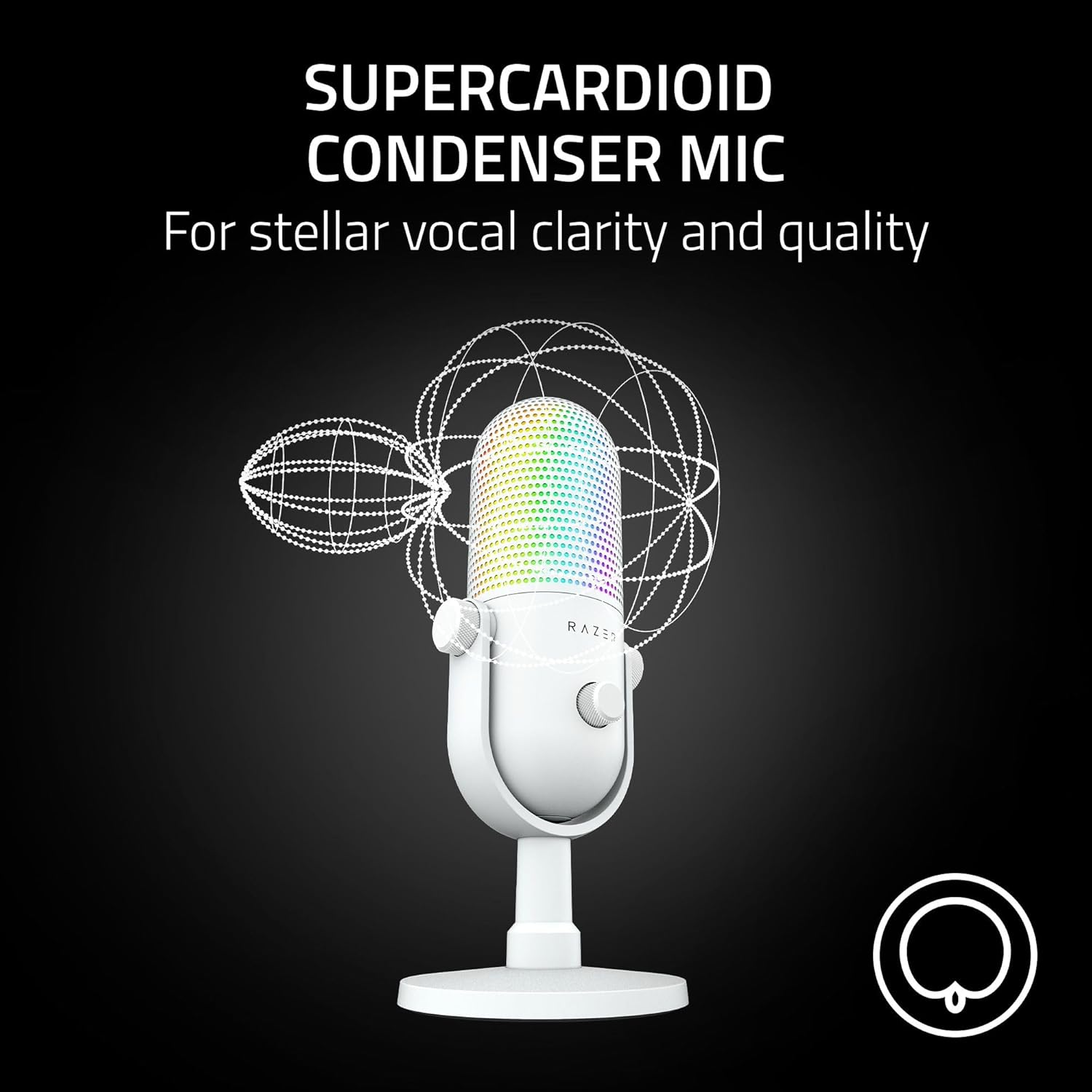Razer Seiren V3 Chroma White thumbnail 3