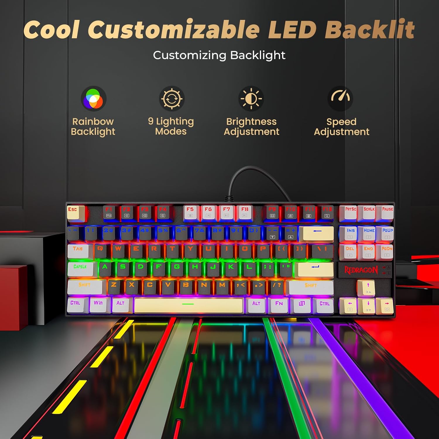 Redragon K552WGL tenkeyless thumbnail 3