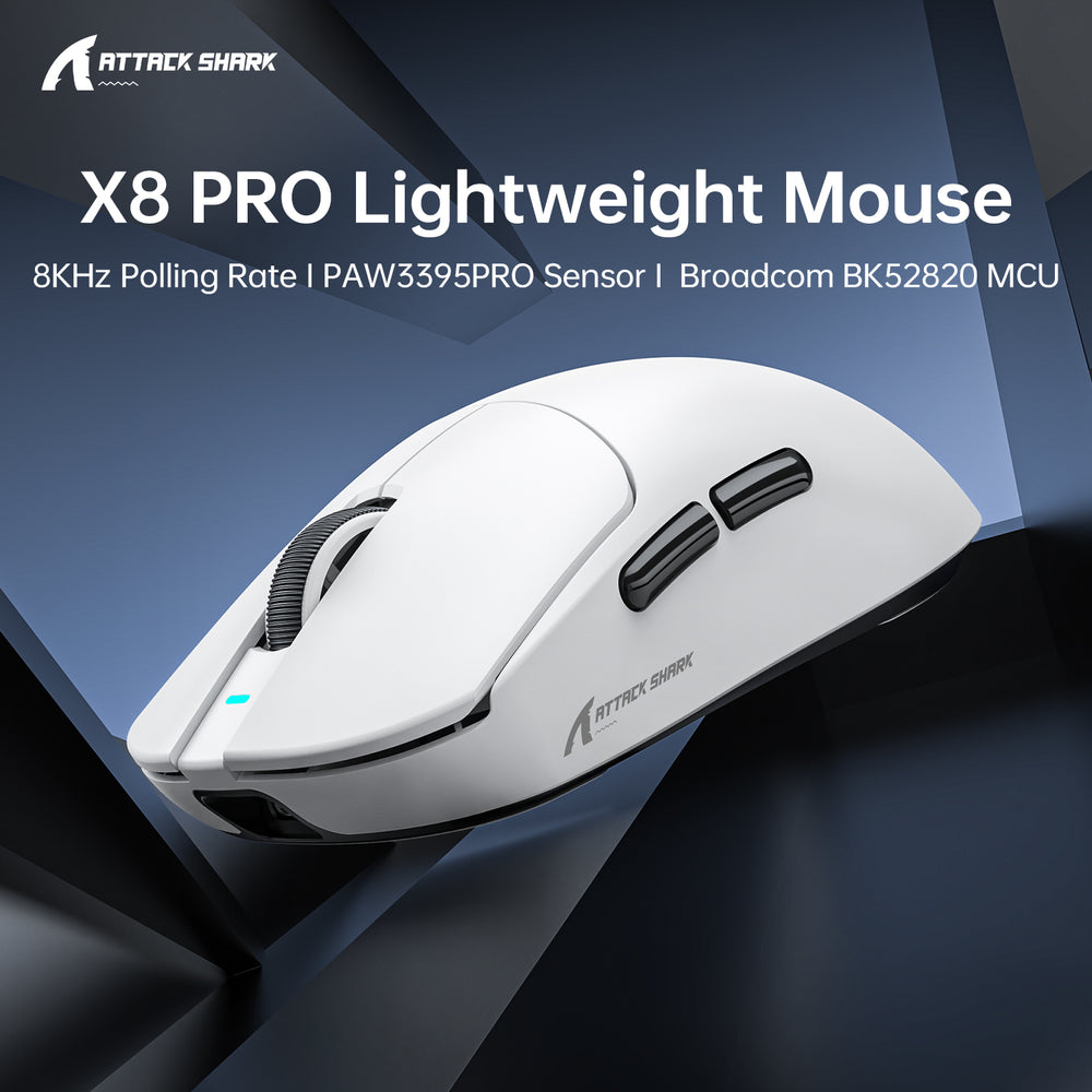 Attack Shark X8 PRO Wireless White thumbnail 2