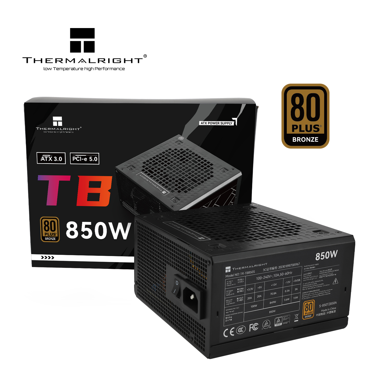 Thermalright TR TB-850S 850W 80+ Bronze