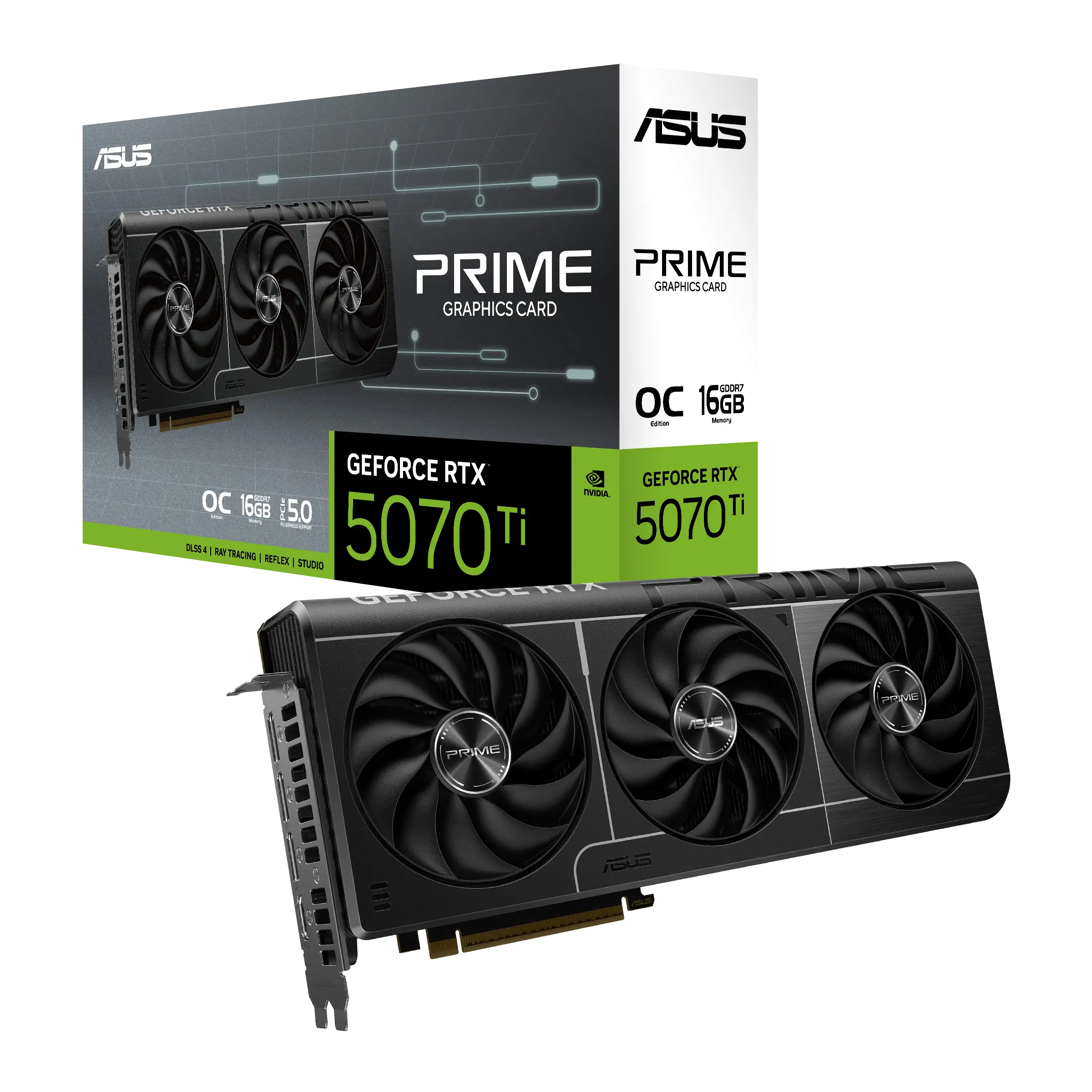ASUS PRIME GeForce RTX™ 5070 Ti 16GB GDDR7 OC Edition