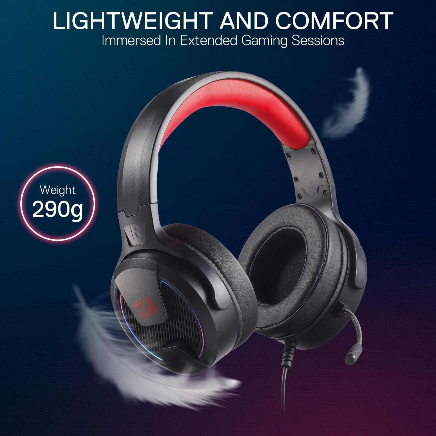 Redragon H315 Rebellion RGB  thumbnail 3