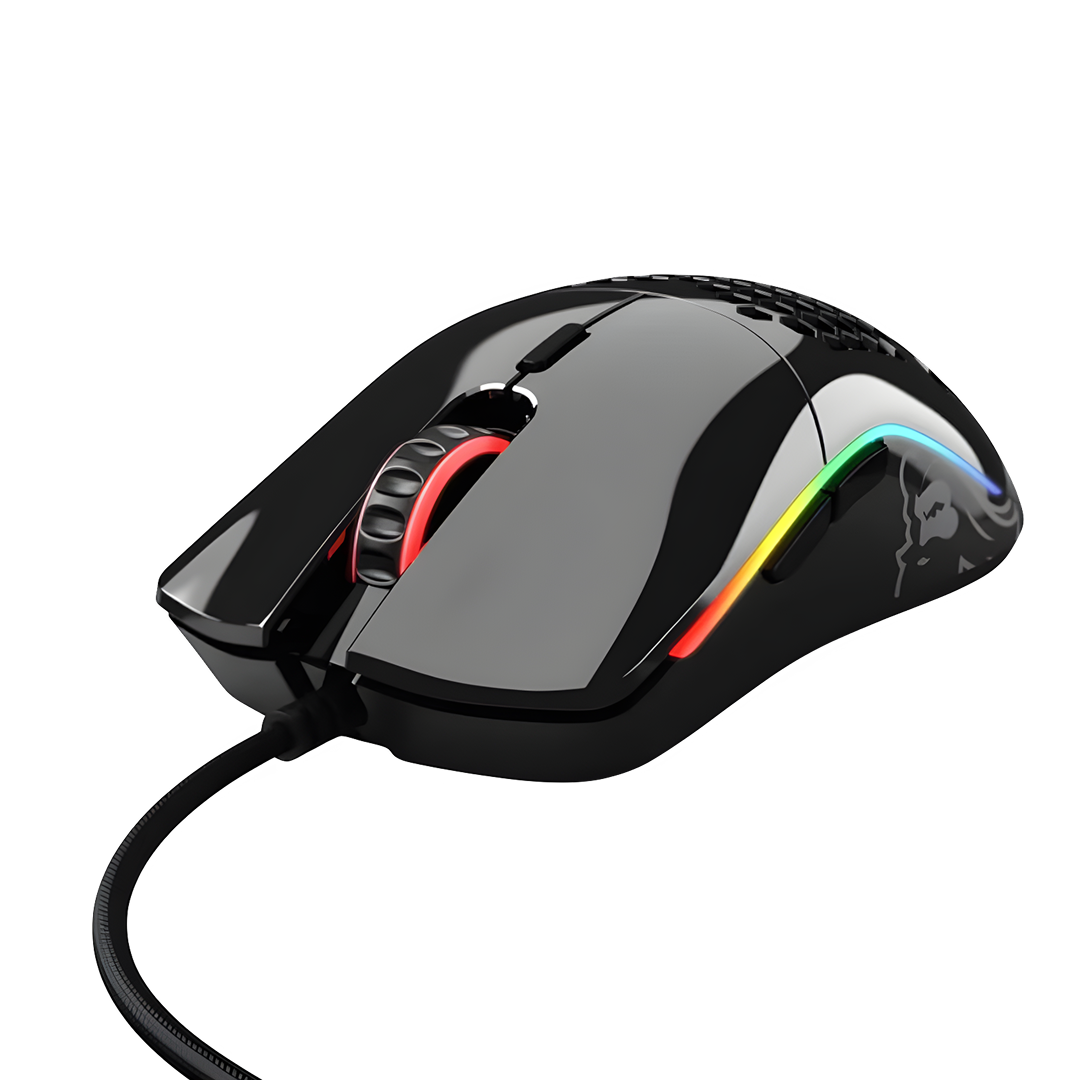 Glorious Model O Minus Wired Mouse (Glossy) Black thumbnail 3