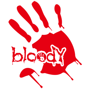 Bloody logo