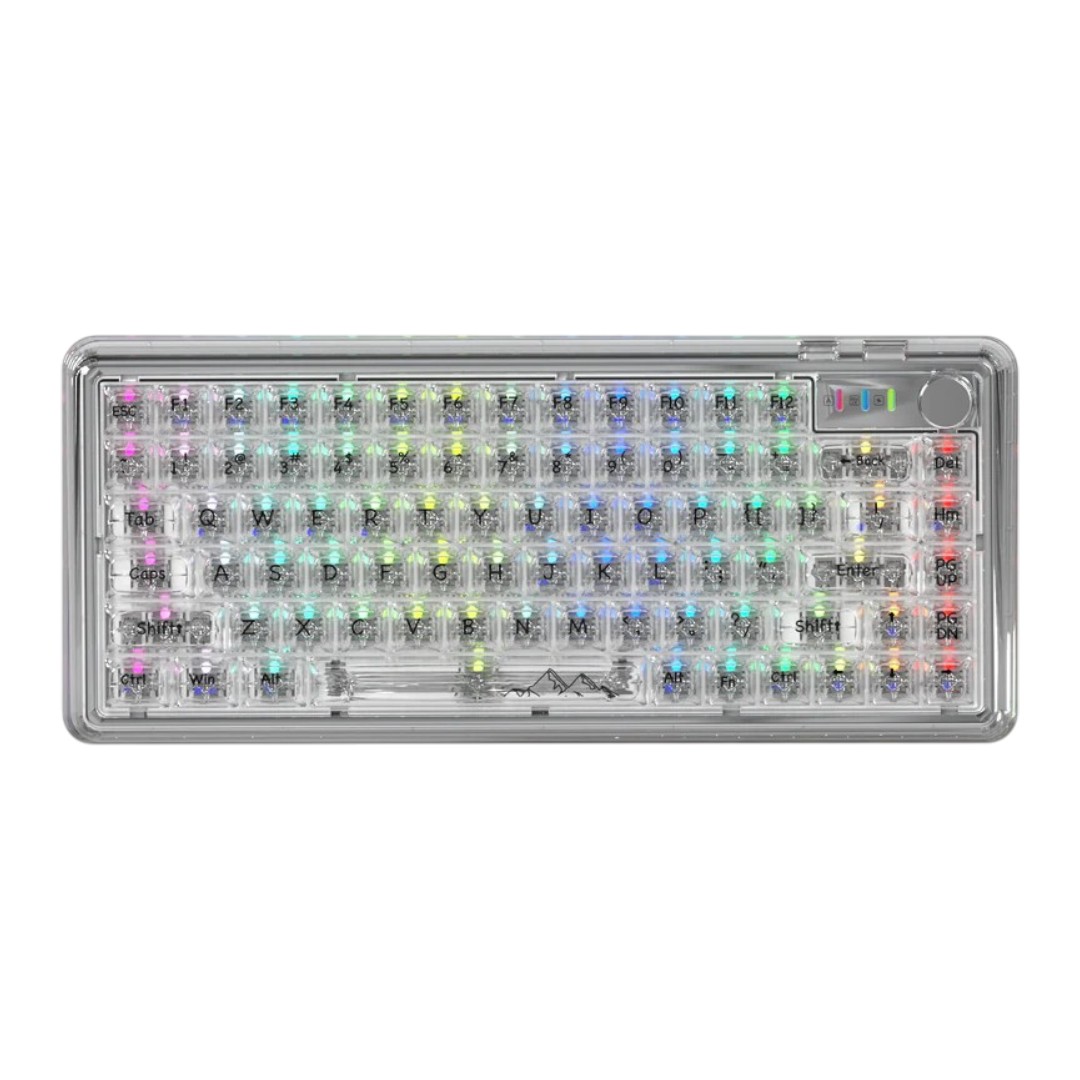 ATTACK SHARK K75 Pro White Transparent