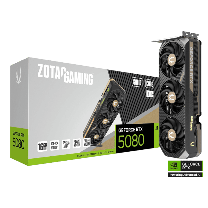 ZOTAC GAMING GeForce RTX 5080 SOLID 16GB