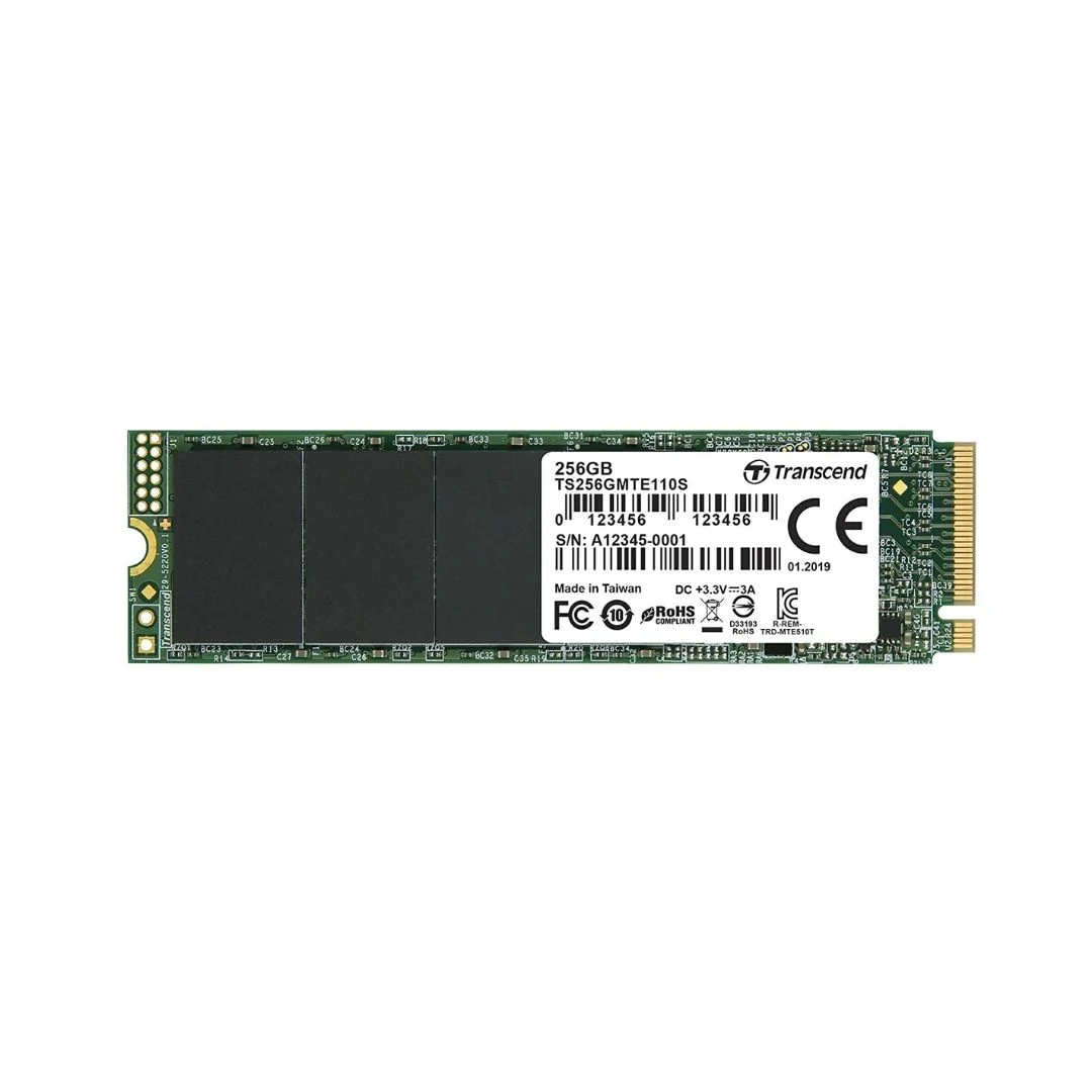 Transcend 110S 256GB M.2 NVMe SSD thumbnail 2