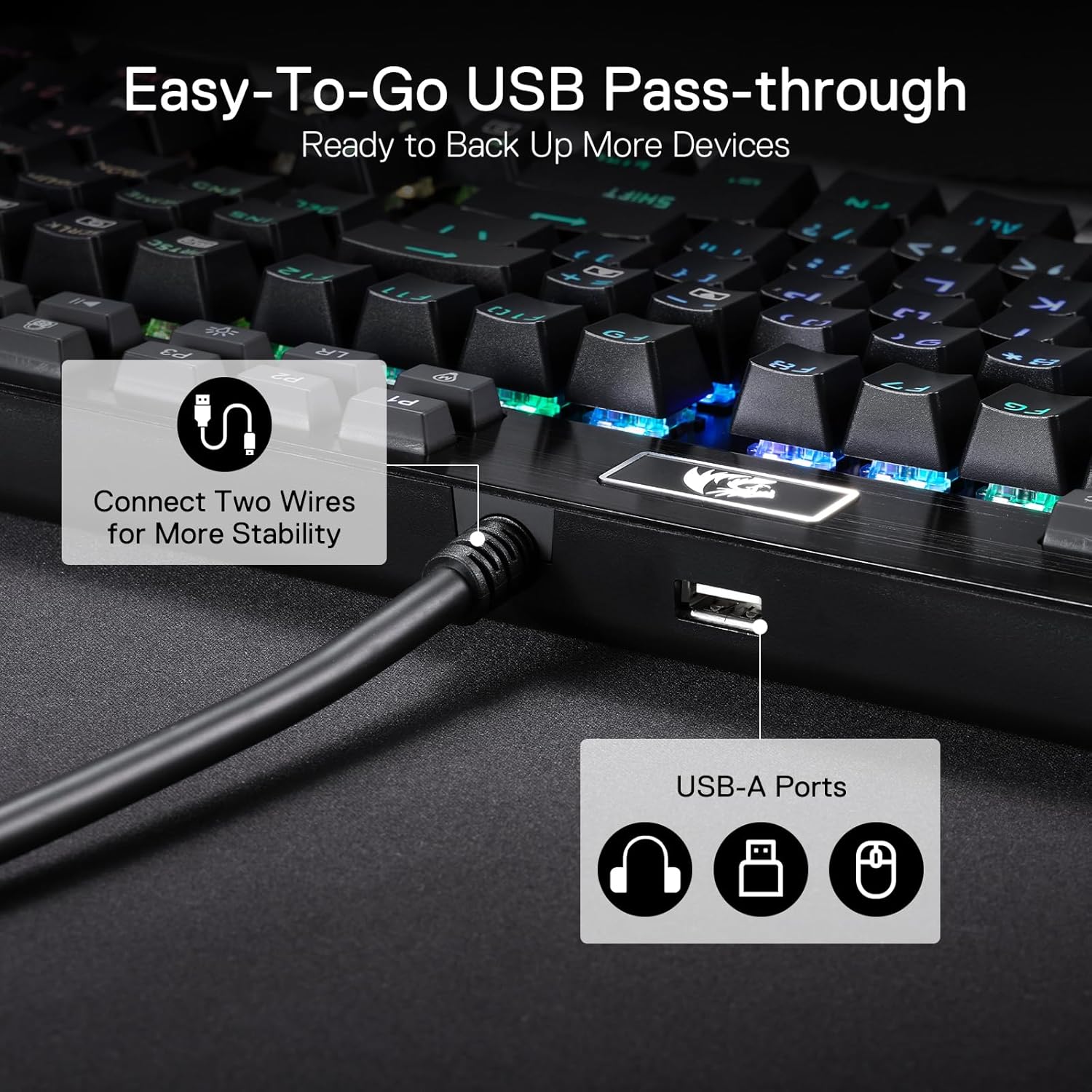 Redragon K550 Yama Wired thumbnail 5