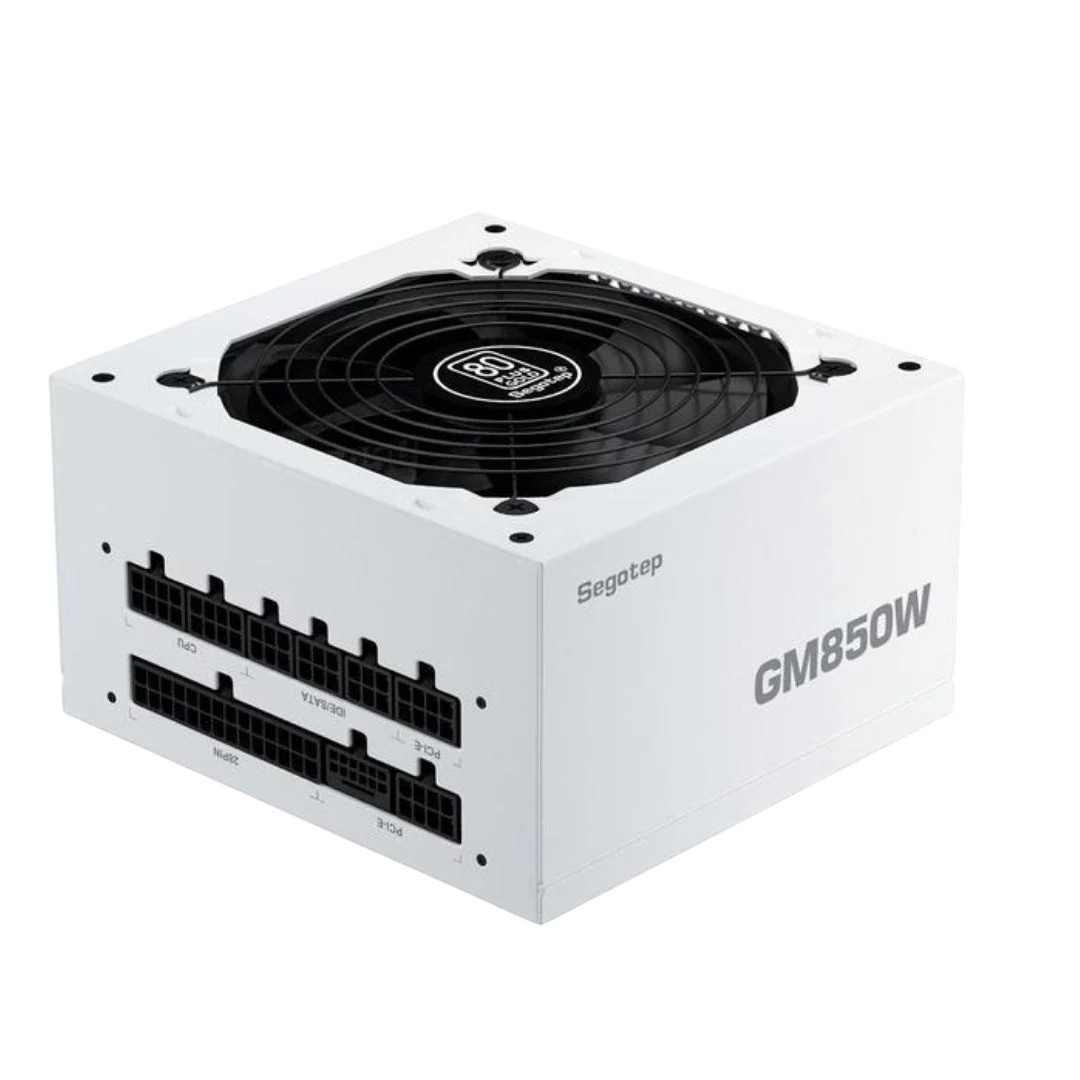 Segotep GM850W 850W Gold 80+ Full Modular, PCIe 5.1 & ATX 3.1 - White thumbnail 2