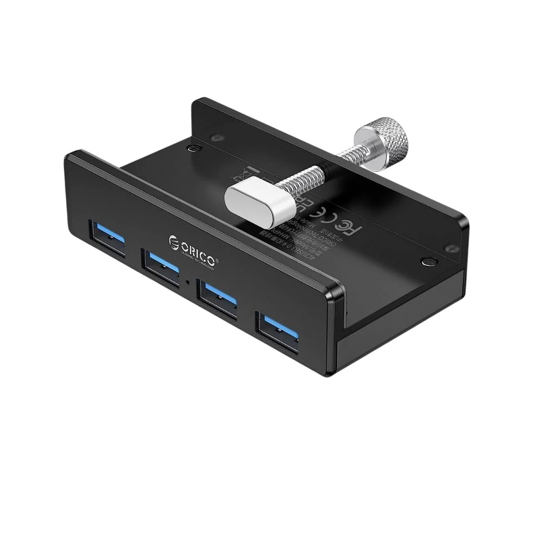 ORICO Aluminum Alloy Clip-Type USB 3.0 HUB - 4 Ports MH4PU-BK