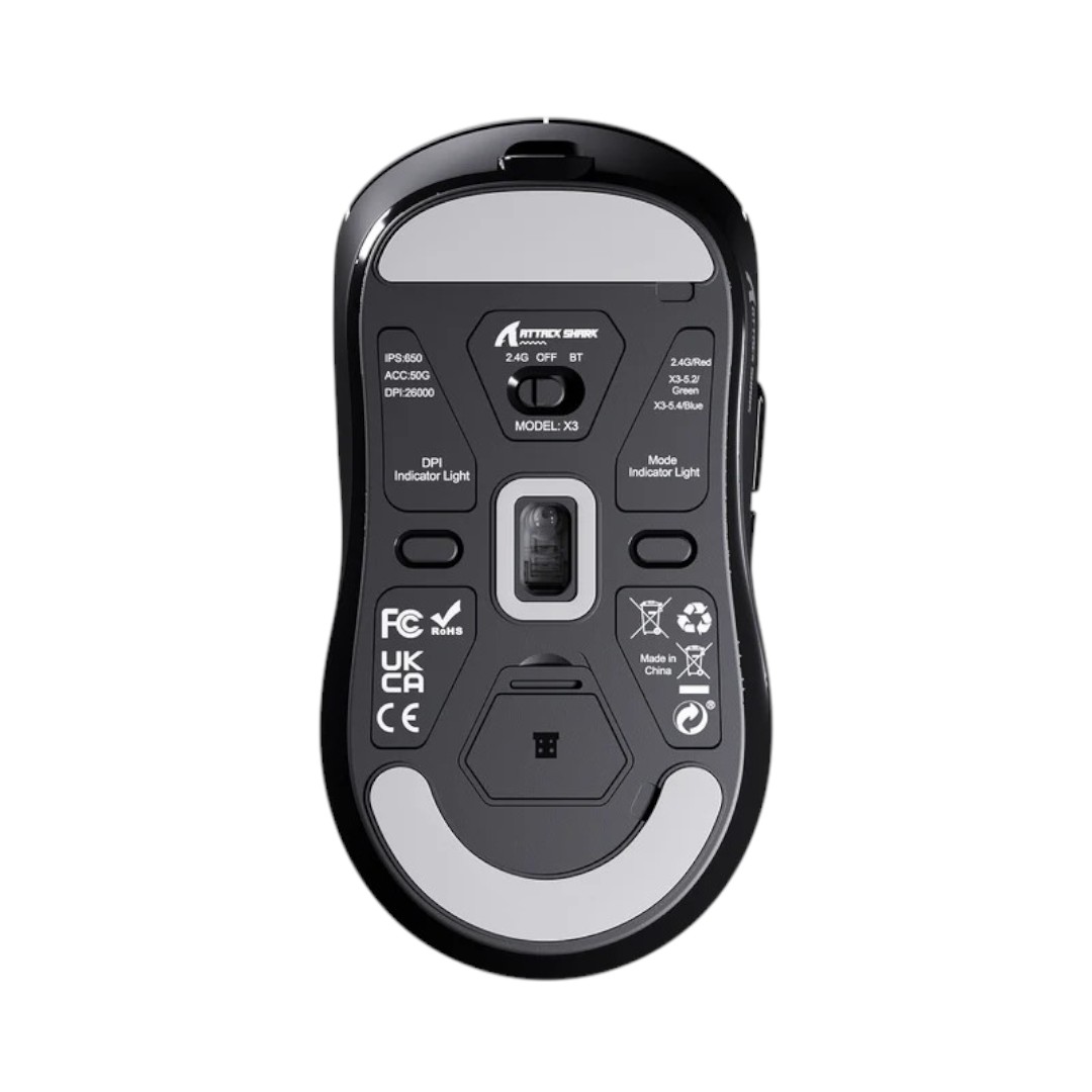 ATTACK SHARK X3 Superlight Wireless Black thumbnail 4