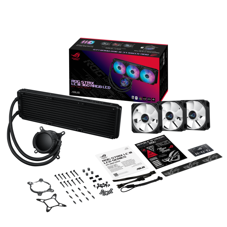 ASUS ROG STRIX LC III 360 ARGB Black thumbnail 5