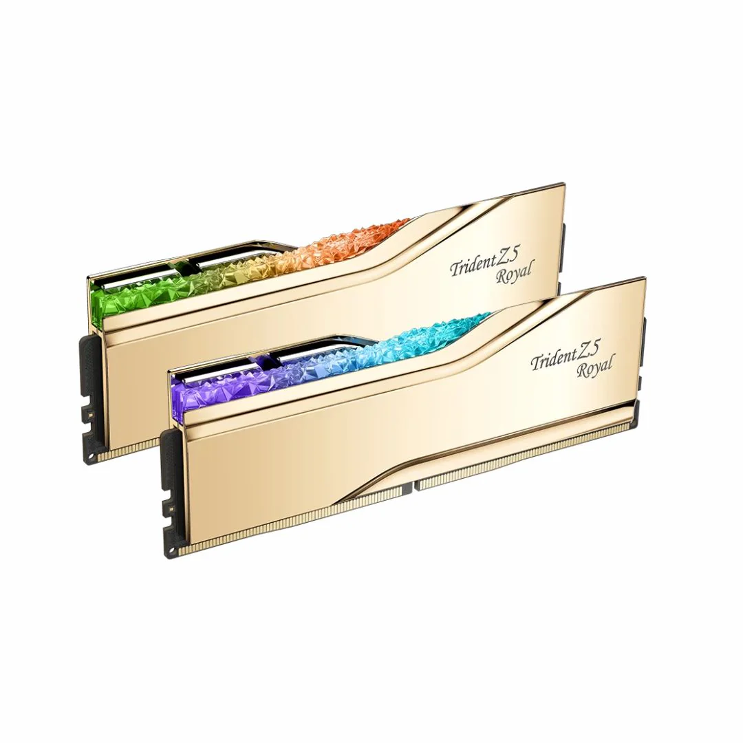 G.SKILL Trident Z5 Royal DDR5 32GB (2x16GB) 7200MHz CL34 (Gold) thumbnail 2